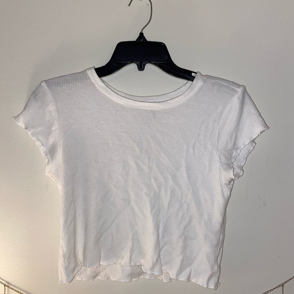 white thermal crop top - Picture 1 of 1